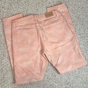 Kate Spade Saturday Pink Tie Dye Skinny Jeans